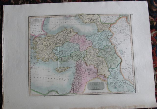 Image for Map of TURKEY in ASIA,