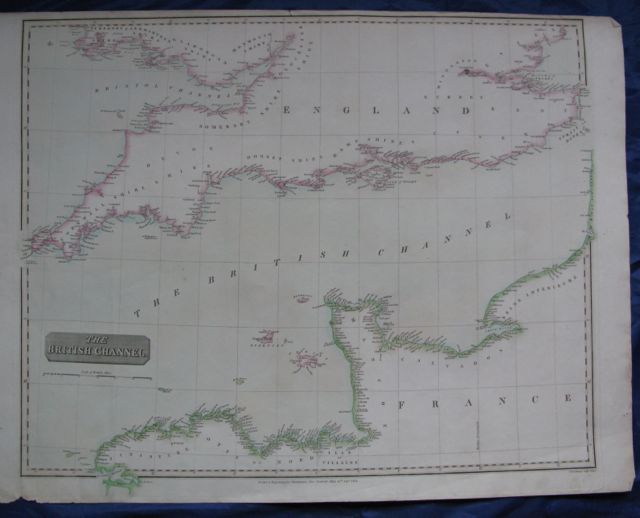 Image for Map of THE BRITISH CHANNEL