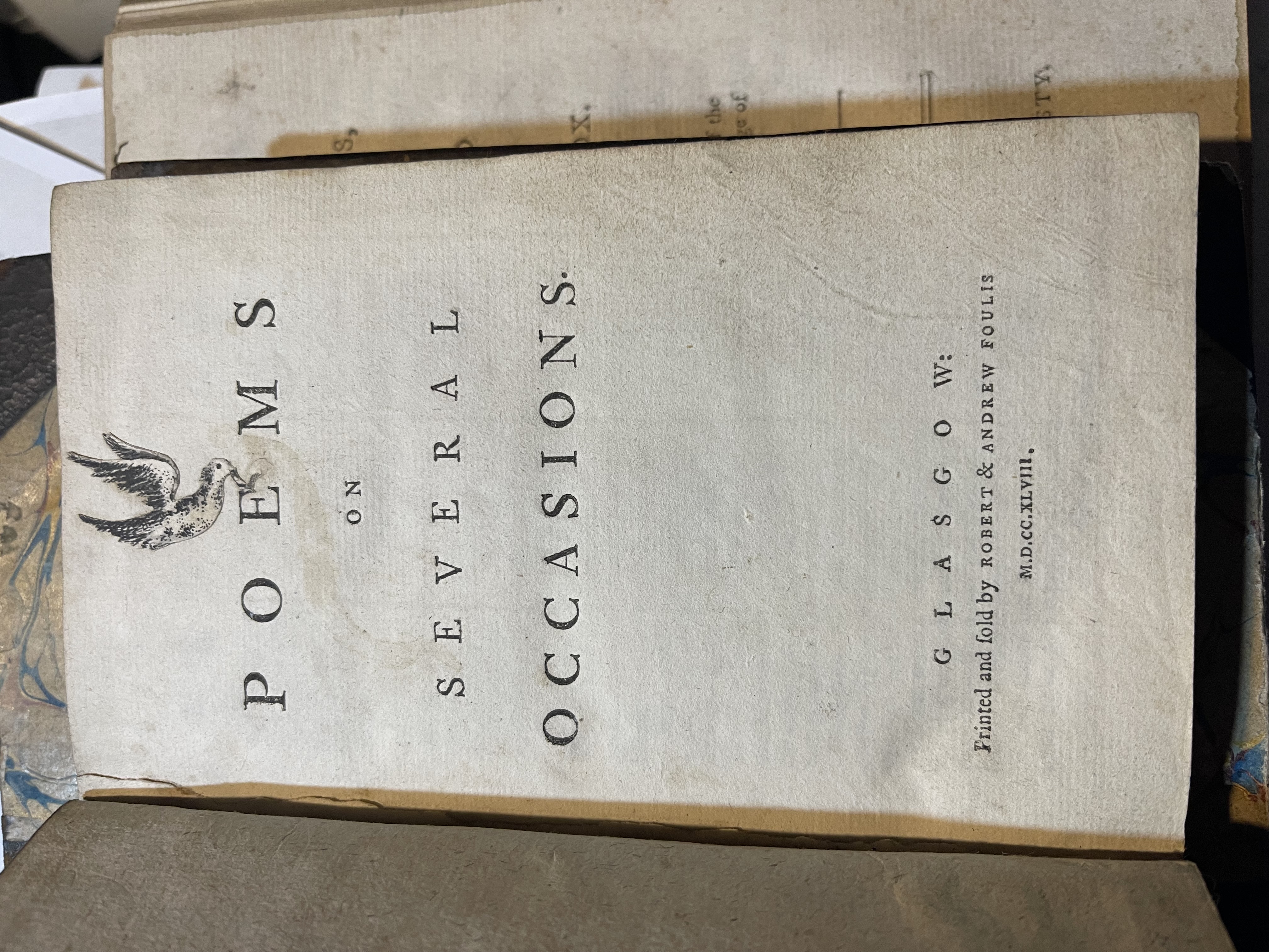 POEMS OF SEVERAL OCCASIONS