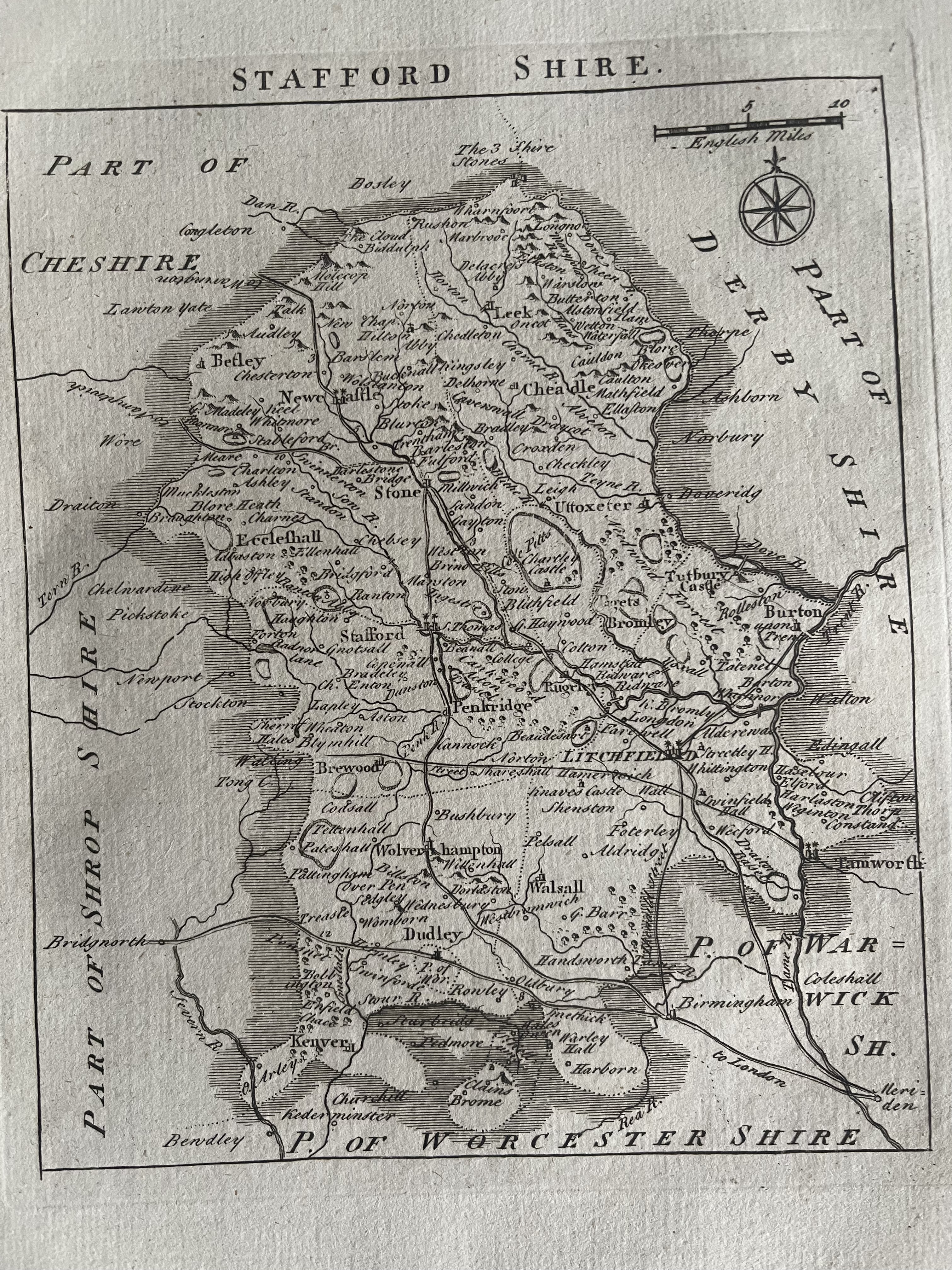 STAFFORD SHIRE [MAP]
