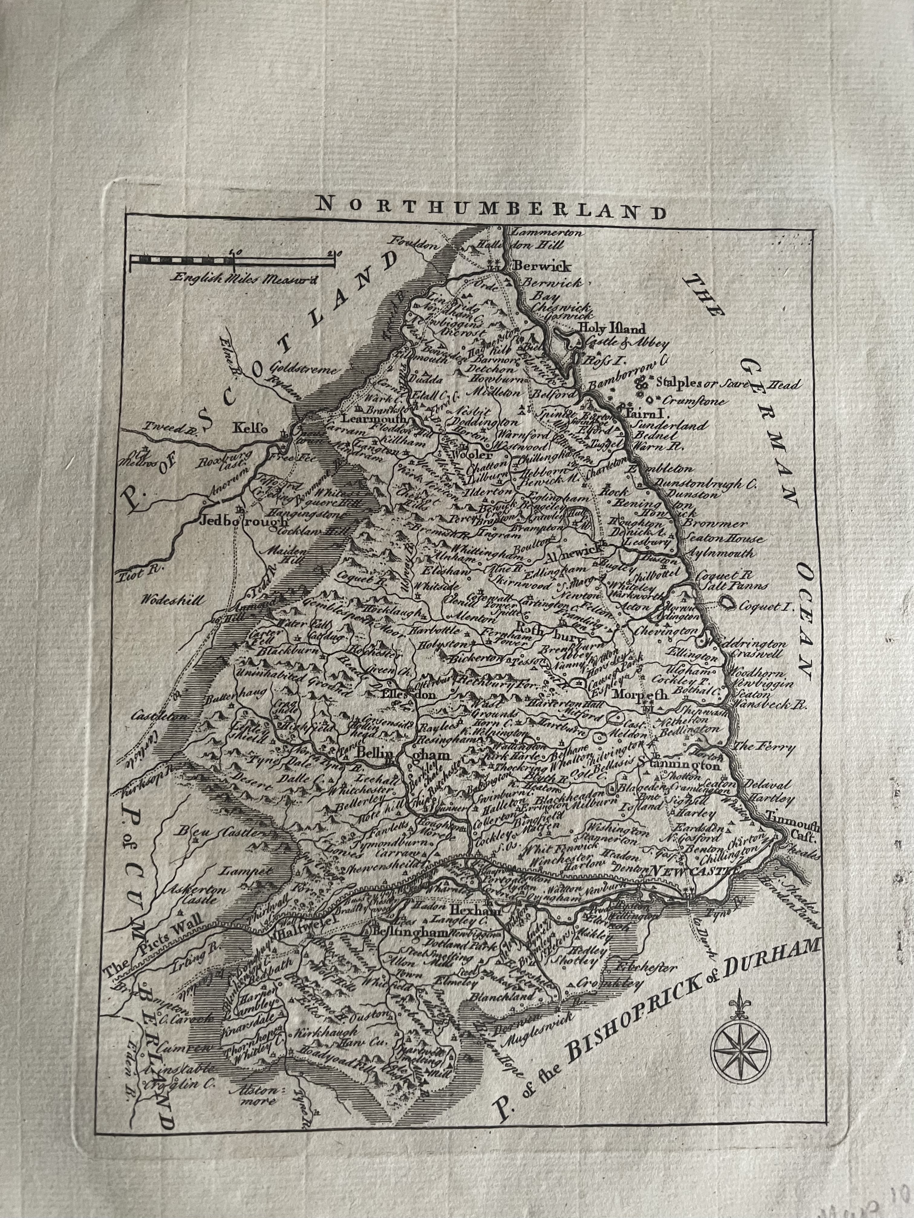 NORTHUMBERLAND [MAP]