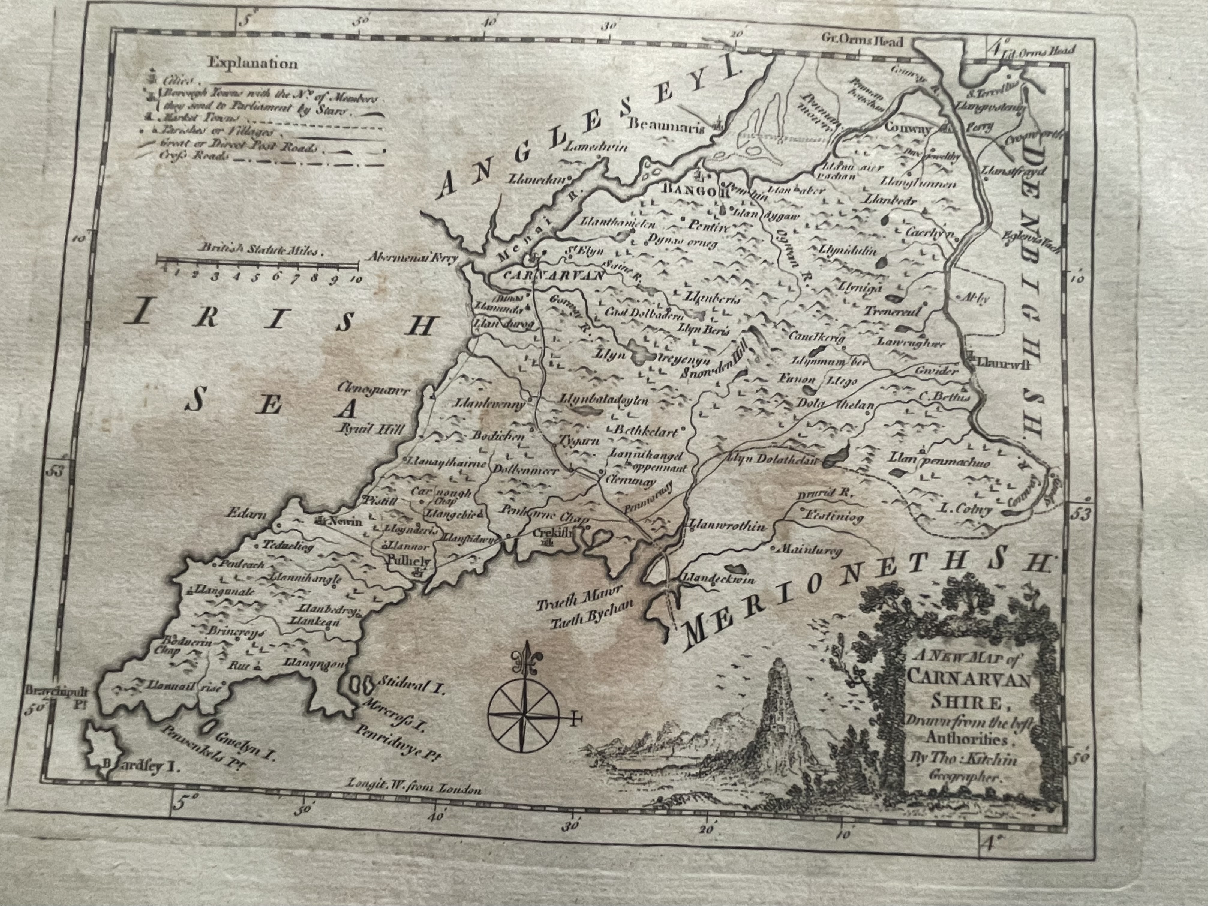 An Accurate Map of CARDIGANSHIRE Drawn from an Actual Survey