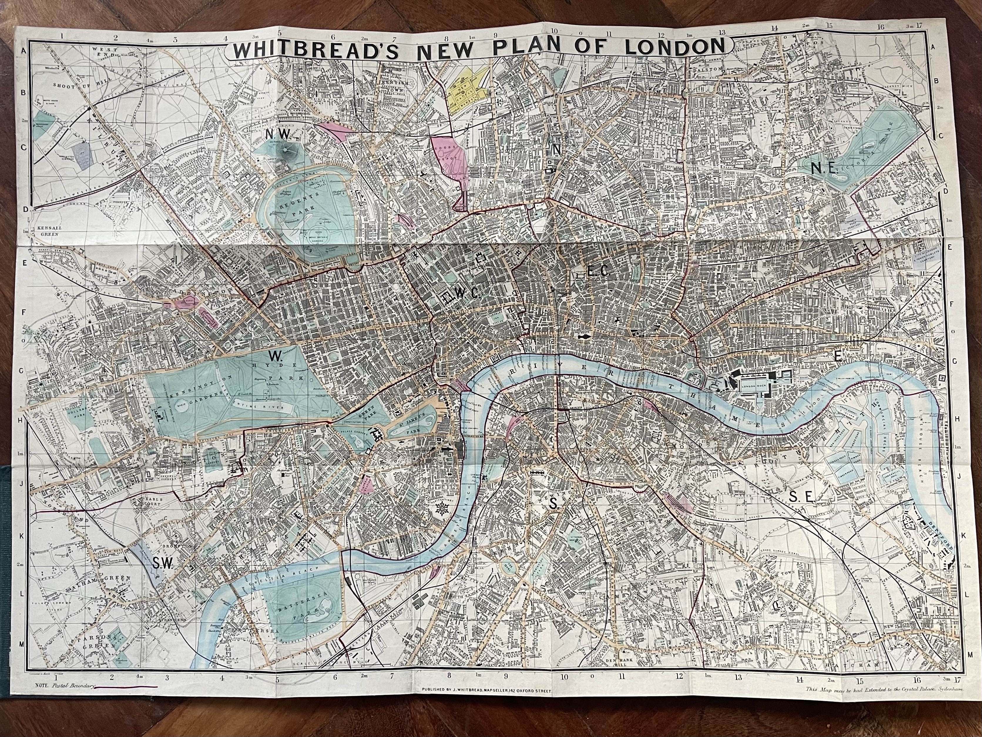 WHITBREAD'S NEW PLAN OF LONDON