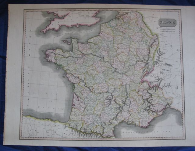 Image for Map of FRANCE (in Departments),